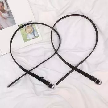 Женский ремень, тонкий ремень из искусственной кожи с пряжкой, повседневный ремень для джинсов, аксессуар для платьев, брюк коричневый