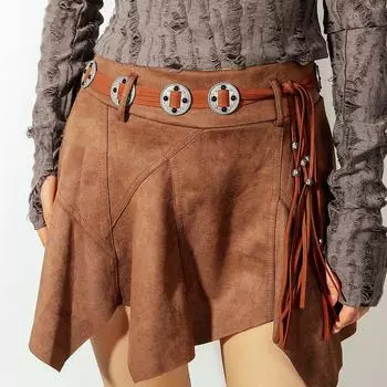 Женский ремень винтажный Y2K этнический богемный стиль поясная цепочка новый летний богемный ремень с платьем джинсовый ремень женский пояс