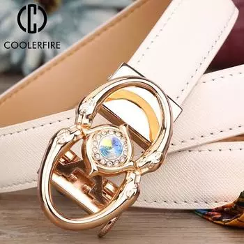 Женский ремень высокого качества из натуральной кожи для джинсового платья, роскошный винтажный дизайнерский ремень с автоматической пряжкой, женский ремень LB2205 China&85cm