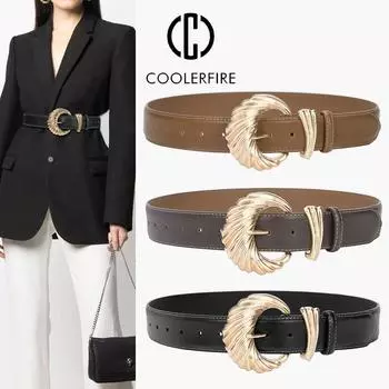 Женский ремень высокого качества из натуральной кожи, модный повседневный джинсовый ремень из коровьей кожи, женские дизайнерские ремни, однотонный ремешок YF1026 105CM чёрный