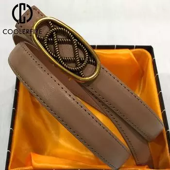 Женский ремень высокого качества из натуральной кожи, повседневный роскошный дизайнерский женский пояс, модный трендовый ремень, однотонный женский ременьLB2248 100cm чёрный