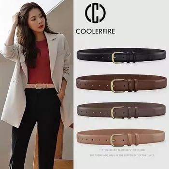 Женский ремень высшего качества, повседневные универсальные женские короткие джинсы, ветровка, ремень из натуральной кожи, женский ремень, однотонные ремни LB2257 100cm чёрный