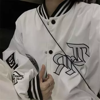 Женский ретро-модный повседневный крутой свитер с капюшоном и курткой на молнии L чёрный