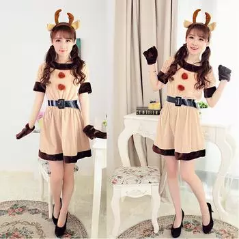 Женский Рождественский маскарадный костюм Делюкс Миссис Санта Клаус для рождественской вечеринки