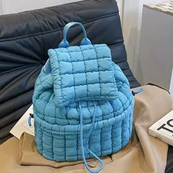 Женский рюкзак 18 л, большая вместимость, большая несущая способность, пузырчатая текстура, внешняя бутылка для воды, зонт, сумка для путешествий хаки