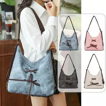 Женский рюкзак, большая вместительная сумка-тоут, сумка через плечо, многофункциональный рюкзак бежевый