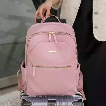 Женский рюкзак большой емкости, нейлоновый рюкзак для путешествий, многофункциональный студенческий школьный рюкзак для женщин хаки