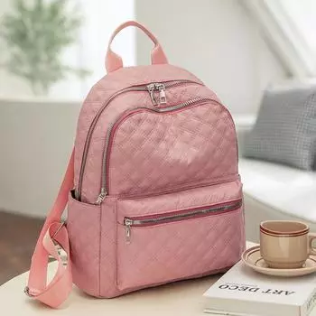 Женский рюкзак большой емкости, повседневный дорожный рюкзак, простая однотонная сумка на плечо, высококачественный нейлоновый тканевый рюкзак Mochilas серый