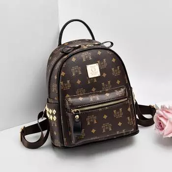 Женский рюкзак большой емкости, женская сумка из искусственной кожи, повседневная женская маленькая сумка из мягкой кожи чёрный