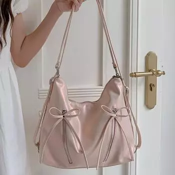 Женский рюкзак большой вместимости на одно плечо, сумка в форме дуги, повседневная, новая