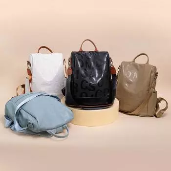 Женский рюкзак большой вместимости, рюкзак для поездок на работу, многофункциональная сумка через плечо с защитой от кражи, школьный рюкзак для школьников хаки