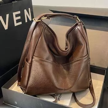 Женский рюкзак большой вместимости в стиле ретро 2025 года для поездок на работу — весенняя коллекция