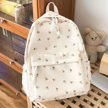 Женский рюкзак Bookbag повседневная прочная школьная дорожная сумка большой емкости для улицы Style A