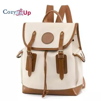 Женский рюкзак Cozy Up, повседневный рюкзак большой вместимости 30x14x34cm чёрный