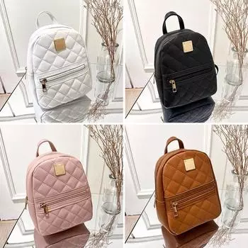 Женский рюкзак для девочек, женский рюкзак, маленькая дорожная школьная сумка из искусственной кожи белый