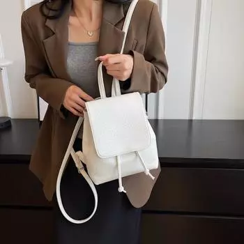 Женский рюкзак для отдыха и путешествий, рюкзак PU Kawaii, школьные сумки, классная сумка для девочек, рюкзаки для малышей one size коричневый