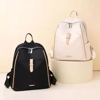 Женский рюкзак для путешествий на открытом воздухе, однотонный рюкзак бежевый