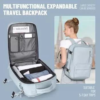 Женский рюкзак для ручной клади, дорожный рюкзак, рюкзак для ручной клади, большая вместимость и водонепроницаемый школьный рюкзак, мужской рабочий рюкзак для ноутбука Small