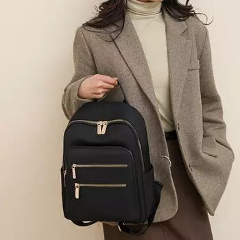 Женский рюкзак для школьников бежевый