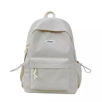 Женский рюкзак для школьников младших классов бежевый