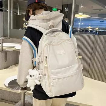 Женский рюкзак для школьников младших классов, школьный рюкзак большой вместимости для путешествий и занятий розовый