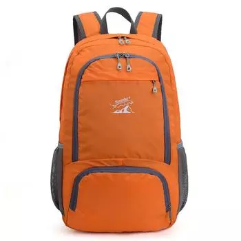 Женский рюкзак для спорта на открытом воздухе, складная сумка, легкий рюкзак большой емкости, водонепроницаемая дорожная сумка, высокое качество, рюкзак чёрный