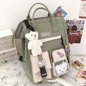 Женский рюкзак, фиолетовый, водонепроницаемый, ярких цветов, модные школьные сумки для девочек-подростков, милый дорожный рюкзак One Size розовый