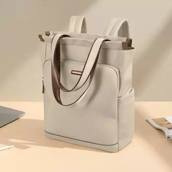 Женский рюкзак GOLF, трансформируемая сумка через плечо, эстетичные женские рюкзаки с отделениями для ноутбука и секретным карманом 32x40x13 cm