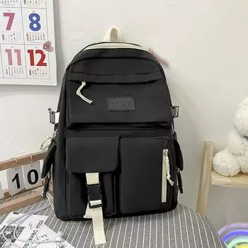 Женский рюкзак Harajuku, школьный рюкзак для девочек-подростков, женские большие дорожные сумки для ноутбука, кавайный студенческий холщовый рюкзак