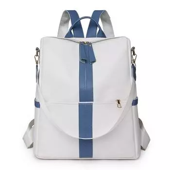 Женский рюкзак из искусственной кожи, цветной дорожный рюкзак большой емкости чёрный