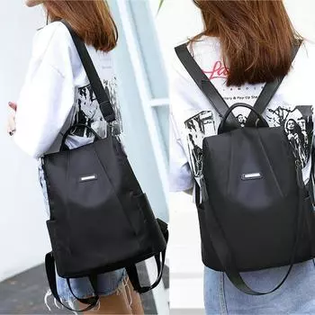 Женский рюкзак, модные противоугонные рюкзаки для женщин, повседневные водонепроницаемые школьные сумки большой вместимости, многофункциональная сумка на плечо, дорожный рюкзак One Size хаки