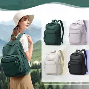 Женский рюкзак, модный рюкзак большой вместимости для поездок на работу, водонепроницаемый рюкзак для ноутбука, школьный рюкзак унисекс через плечо для колледжа