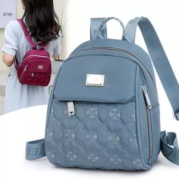 Женский рюкзак Модный рюкзак Простой повседневный рюкзак с вышивкой персикового сердца one size розовый