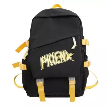 Женский рюкзак, мужская сумка для компьютера большой емкости, студенческий дорожный рюкзак чёрный