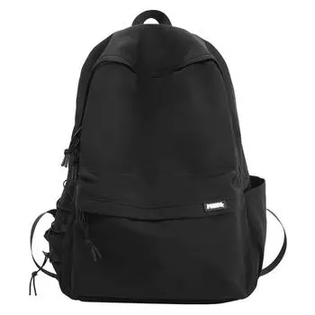 Женский рюкзак Мужской рюкзак для компьютера большой вместимости Студенческий школьный рюкзак чёрный