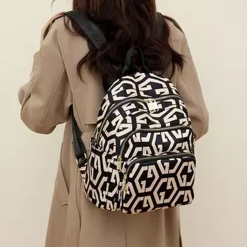 Женский рюкзак Нейлоновый дорожный рюкзак с принтом