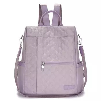Женский рюкзак, нейлоновый легкий дорожный рюкзак, школьная сумка с несколькими карманами розовый