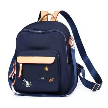 Женский рюкзак, повседневный, простой, большой емкости, многоцелевая женская сумка, модная, легкая, дорожная сумка чёрный