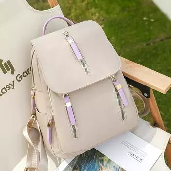 Женский рюкзак, повседневный студенческий нейлоновый школьный рюкзак