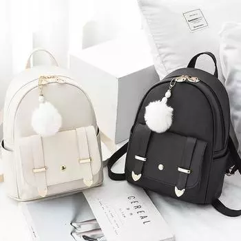 Женский рюкзак PU маленький подростковый модный досуг молния сумка через плечо рюкзак большой емкости женский мини школьный рюкзак розовый