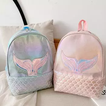 Женский рюкзак с блестками, школьный рюкзак для девочек, дорожные сумки большой вместимости, сумки для вечеринок, блестящий рюкзак Mochila 25*11*32cm фиолетовый