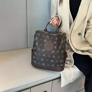 Женский рюкзак с принтом, сумка через плечо, сумка через плечо