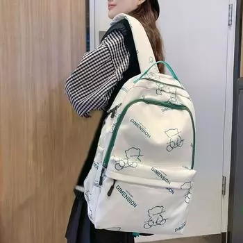 Женский рюкзак с животным принтом