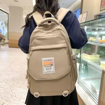 Женский рюкзак, школьный рюкзак большой емкости, рюкзак для путешествий для девочек чёрный