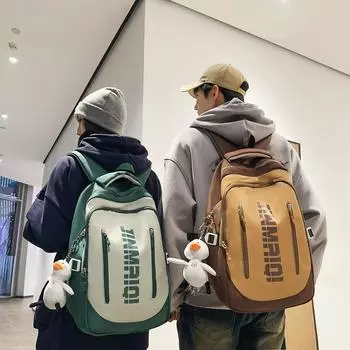 Женский рюкзак, школьный рюкзак большой вместимости для студентов кампуса синий