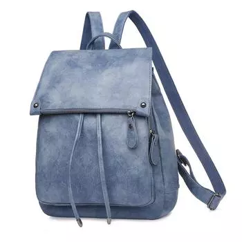 Женский рюкзак в стиле ретро, универсальный маленький рюкзак из мягкой кожи из искусственной кожи, женский противоугонный дорожный рюкзак