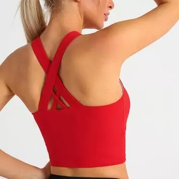 Женский съемный топ для йоги со съемными бретелями, облегающий, быстросохнущий, спортивный бюстгальтер для бега на открытом воздухе, нижнее белье для фитнеса S