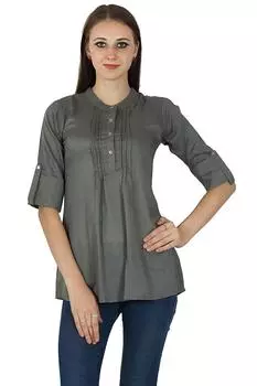 Женский сарафан в стиле бохо, верхняя одежда, хлопковое платье, летняя повседневная туника 10 серый