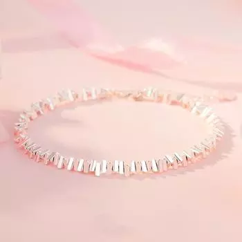 Женский серебряный браслет, особый дизайн, высококачественное серебро S925, маленькие кусочки серебра, стерлинговое серебро 925 серебряный