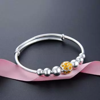 Женский серебряный браслет S999 Foot, простой и уникальный, универсальный серебряный браслет в стиле ретро, персонализированные аксессуары для серебряных браслетов Adjustable size